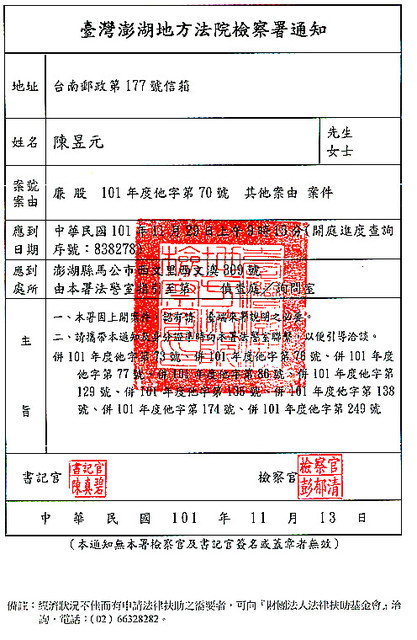 檢察官要告訴人為其濫權程序背書 下流 語文法資管教育博士陳昱元 Pchome 個人新聞台