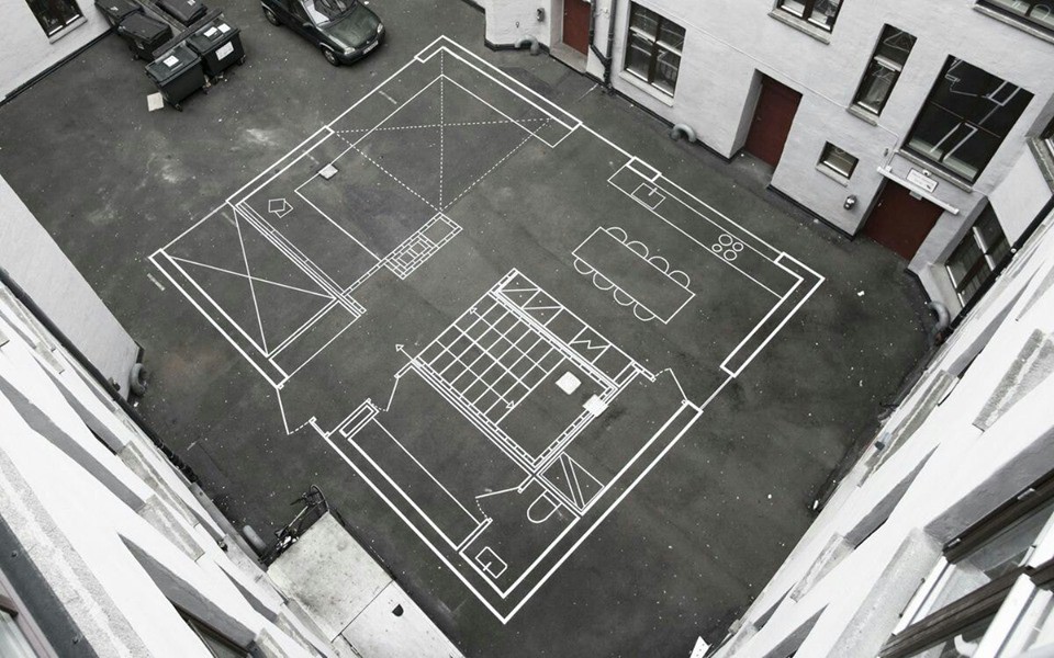 Real scale architectural drawi