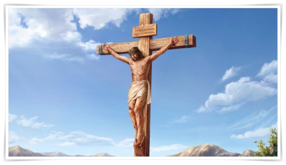 主耶穌被釘在十字架上