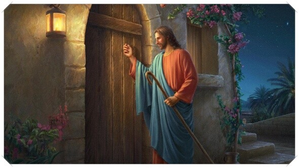 主耶穌在門外叩門